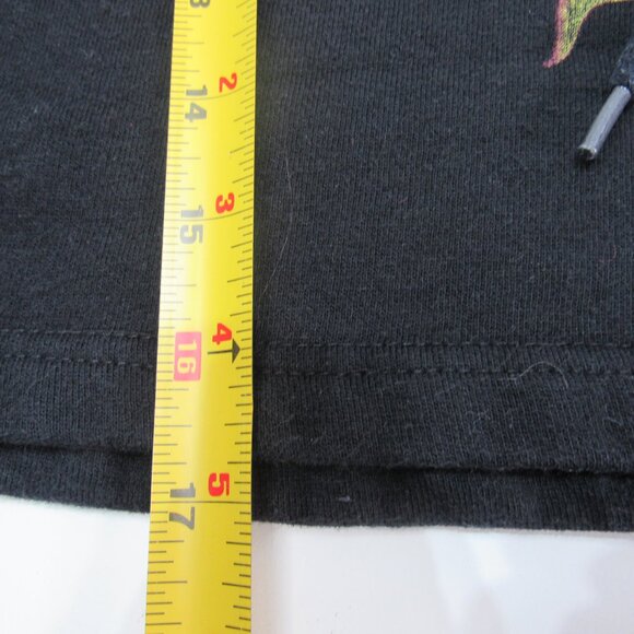 Sublime Hooded Cropped Sweatshirt Sun Logo Black Womens M Punk Skater Emo Y2K - Picture 3 of 6